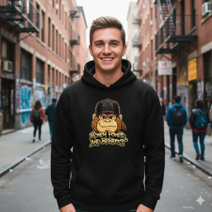 Gorilla Money Power Respect Toxic Hoodie